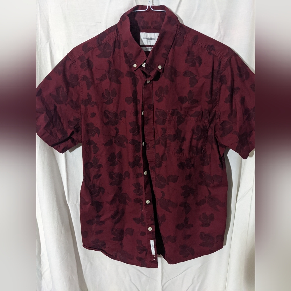 Xl red floral shirt